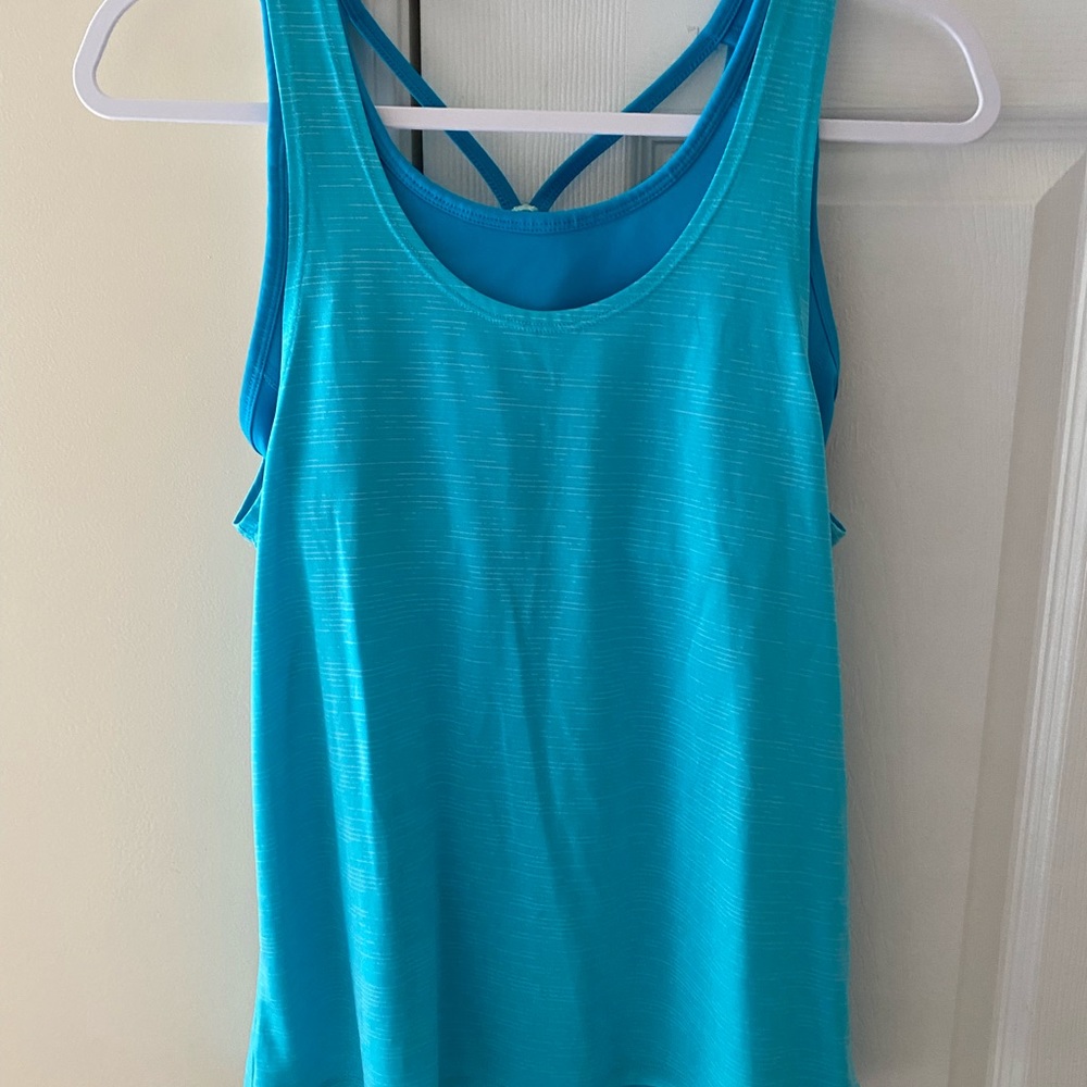 Athletic top with bra